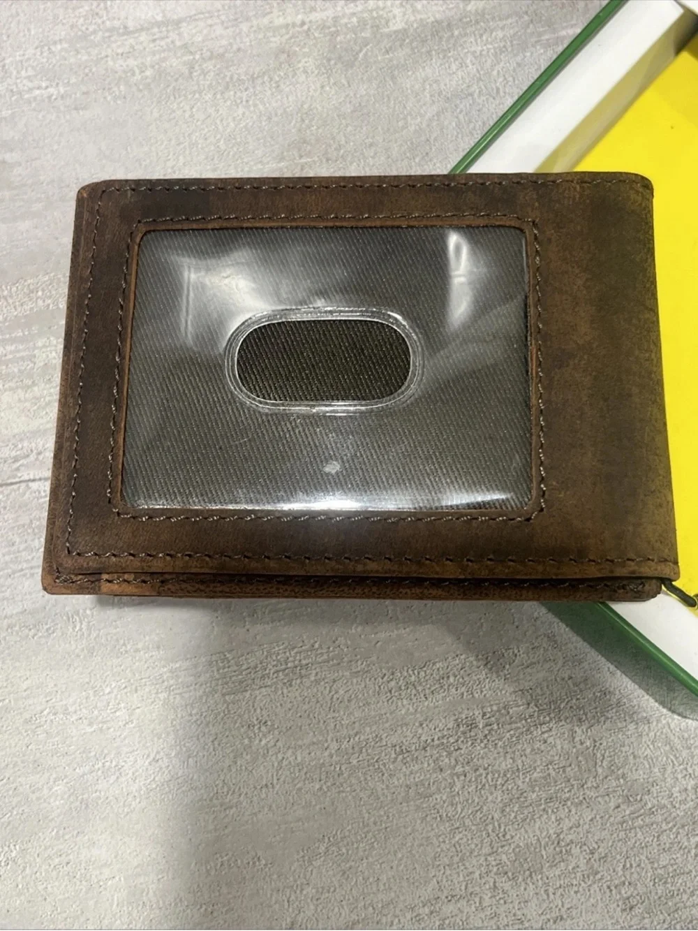 John Deere compact leather